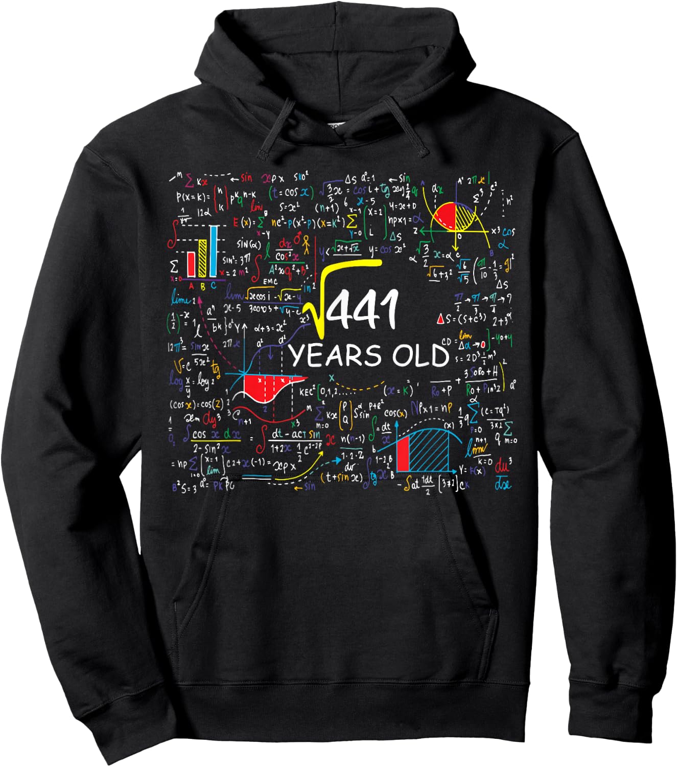 21st Birthday - Root of 441-21 Years Old Hoodie - Hoodie | Black