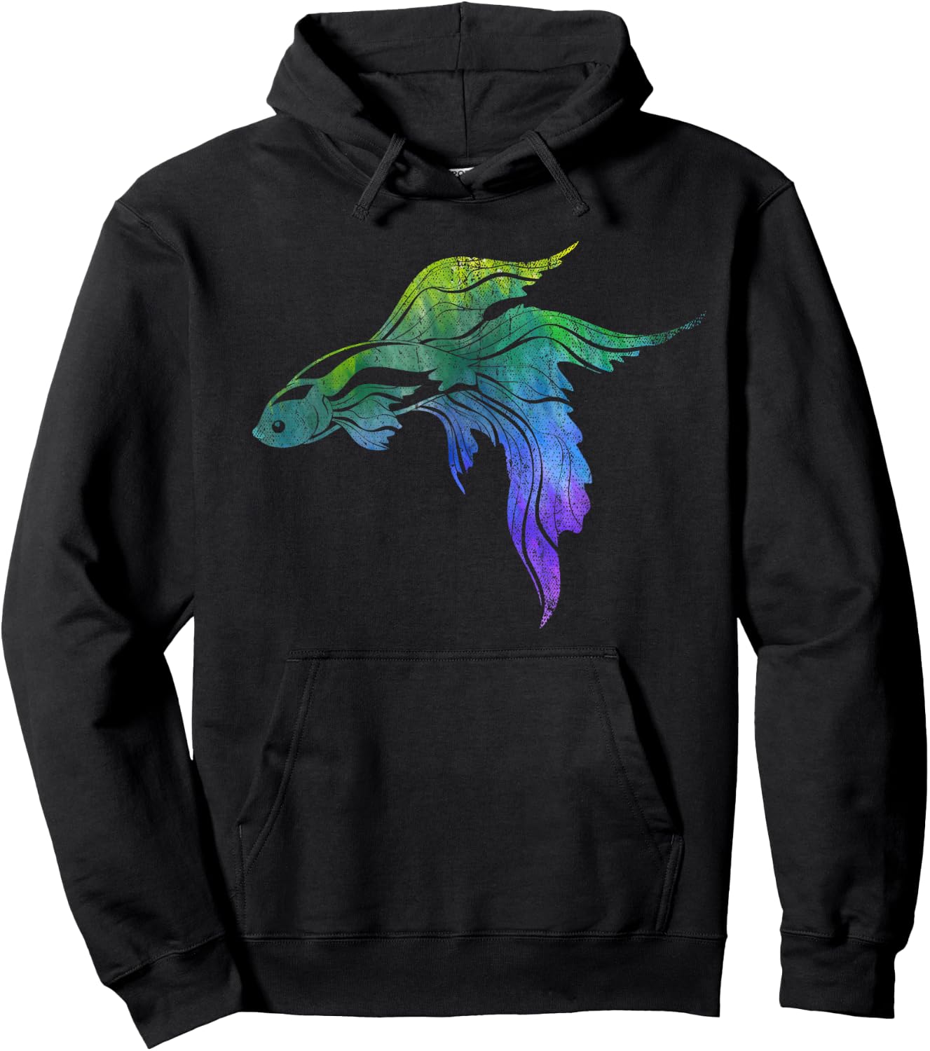 Aquarium Owner Siamese Fighting Fish Colorful Betta Fish Hoodie - Hoodie | Black
