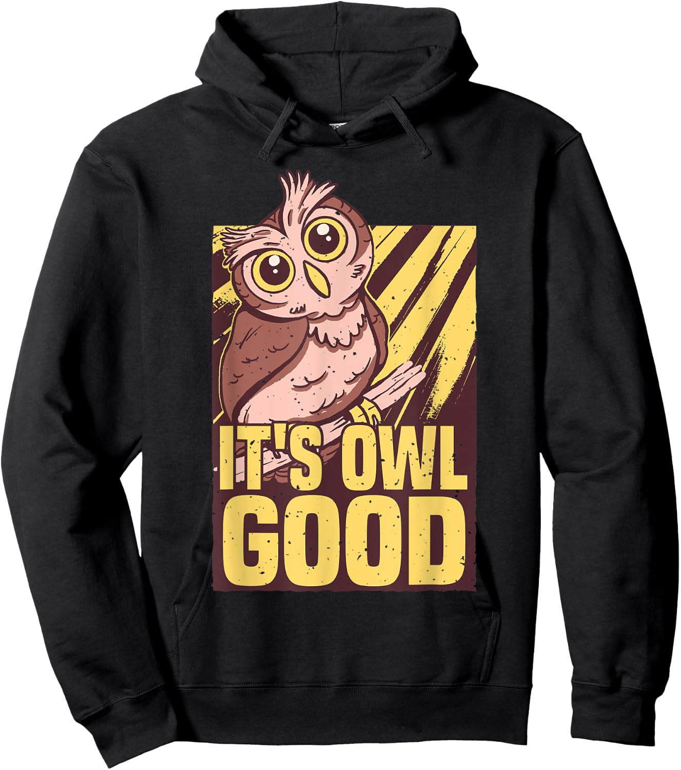 It's Owl Good Owl Lover Hoodie - Hoodie | Black