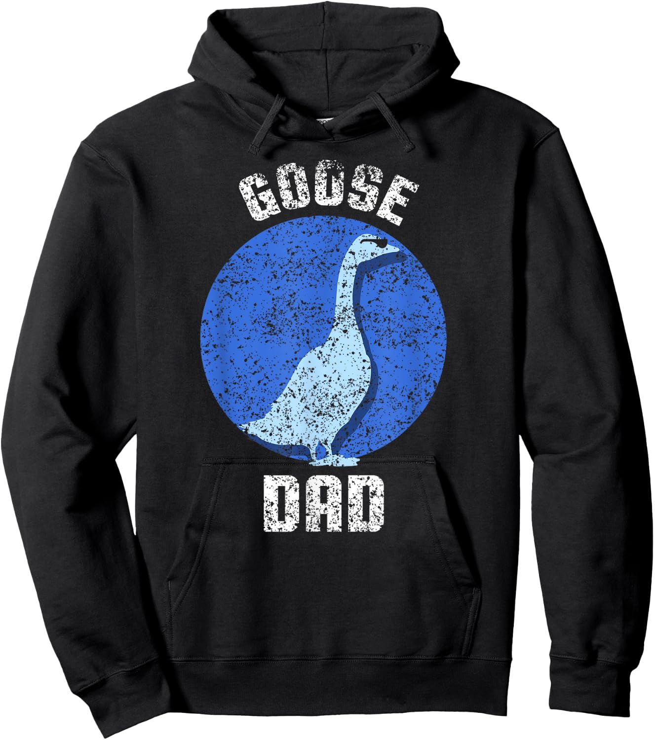Goose Dad Animal Lover Geese Owner Hoodie - Hoodie | Black