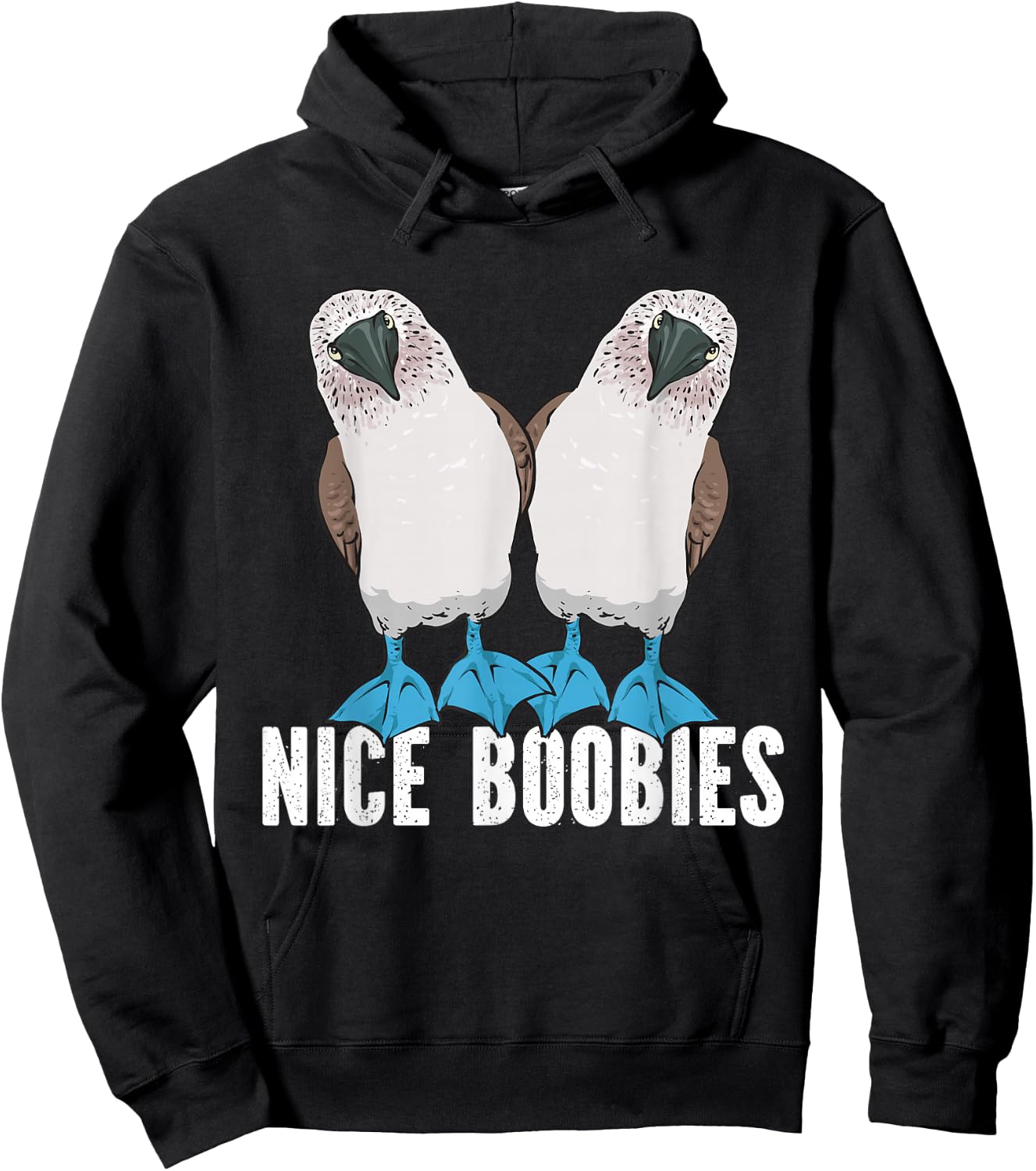 Blue-footed Booby Seabird Nice Boobies Hoodie - Hoodie | Black