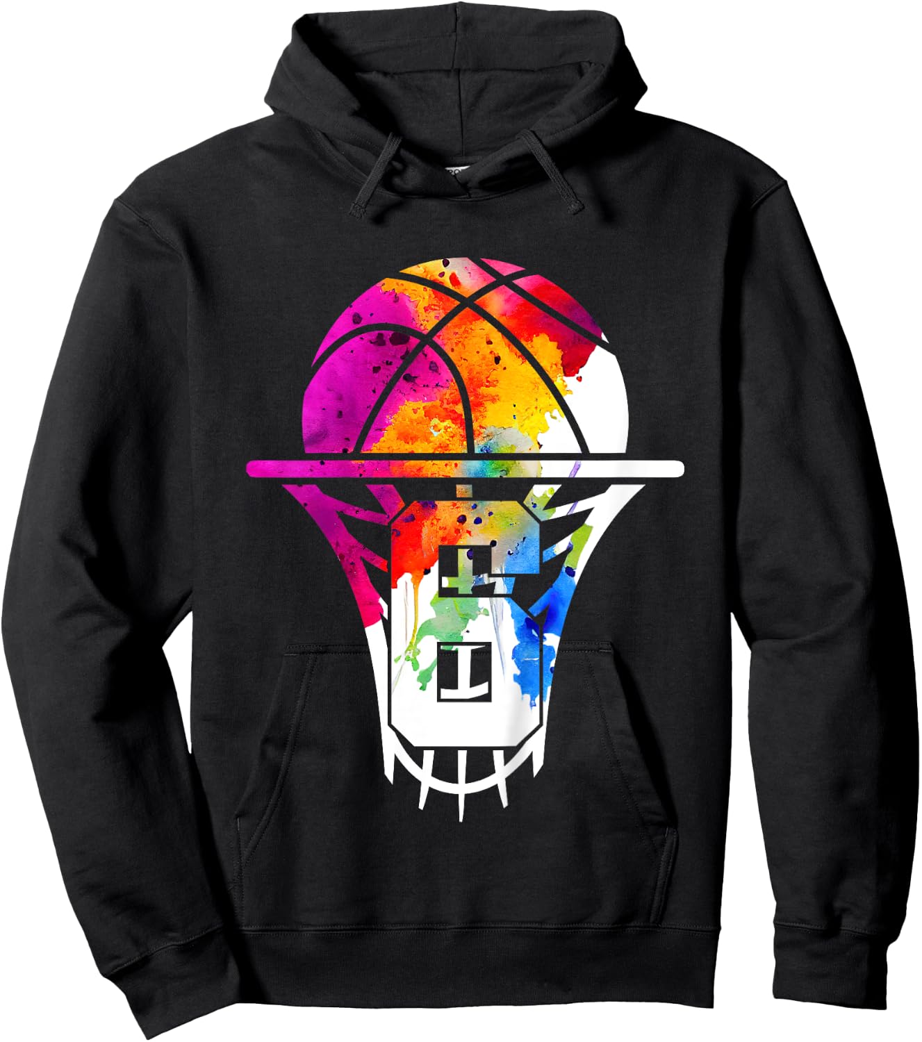 Kids 6 YEARS BASKETBALL 6TH BIRTHDAY Hoodie - Hoodie | Black