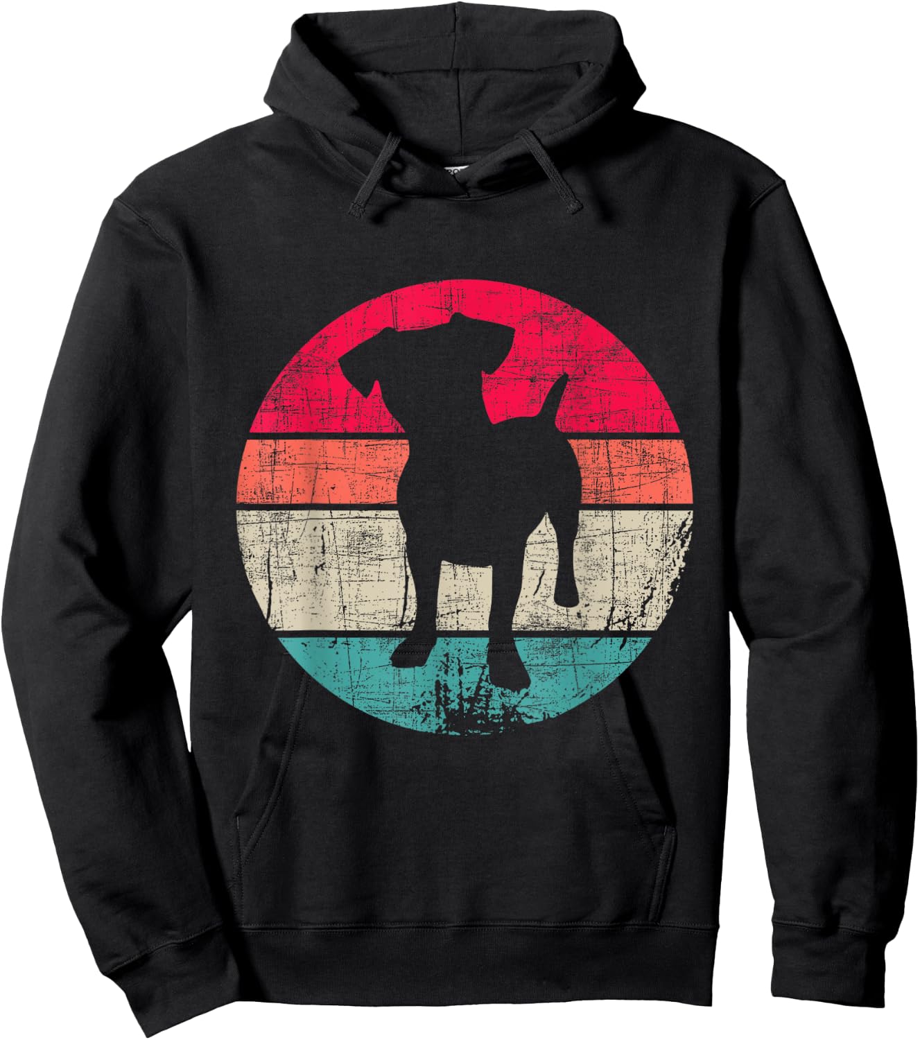 Vintage Jack Russell Terrier Dog - Pet Owner Animal Lover Hoodie - Hoodie | Black