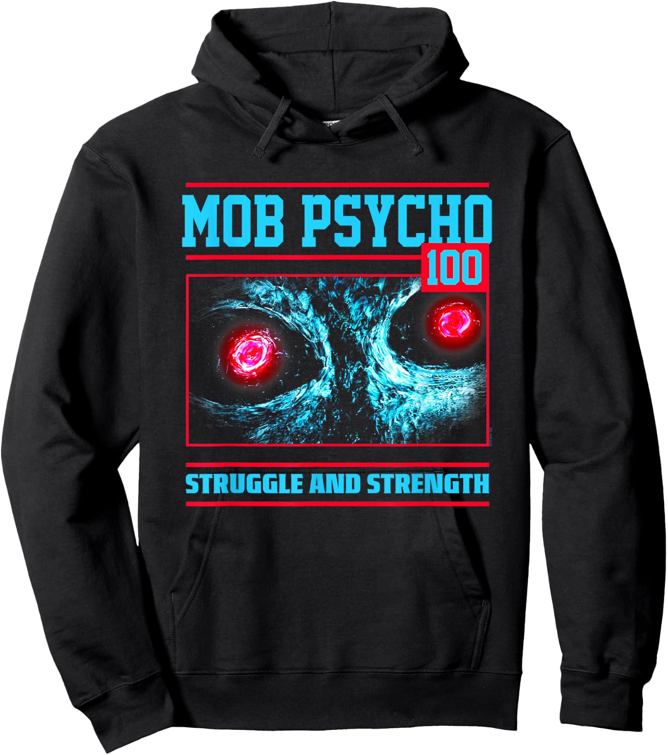 Mob Psycho 100 Struggle and Strength Hoodie - Hoodie | Black