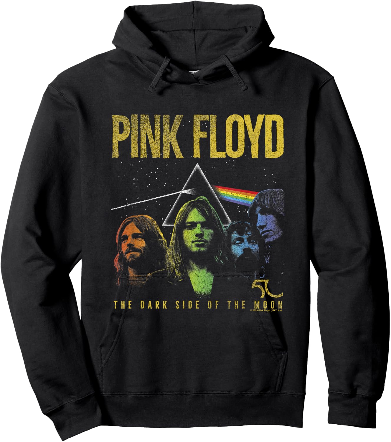 Pink Floyd Band Prism Hoodie - Hoodie | Black