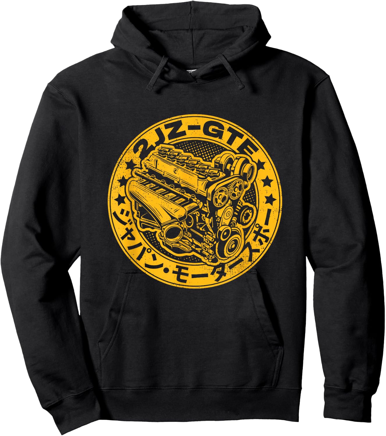 JDM Legend 2JZ GTE Japanese Drag Racing Hoodie - Hoodie | Black