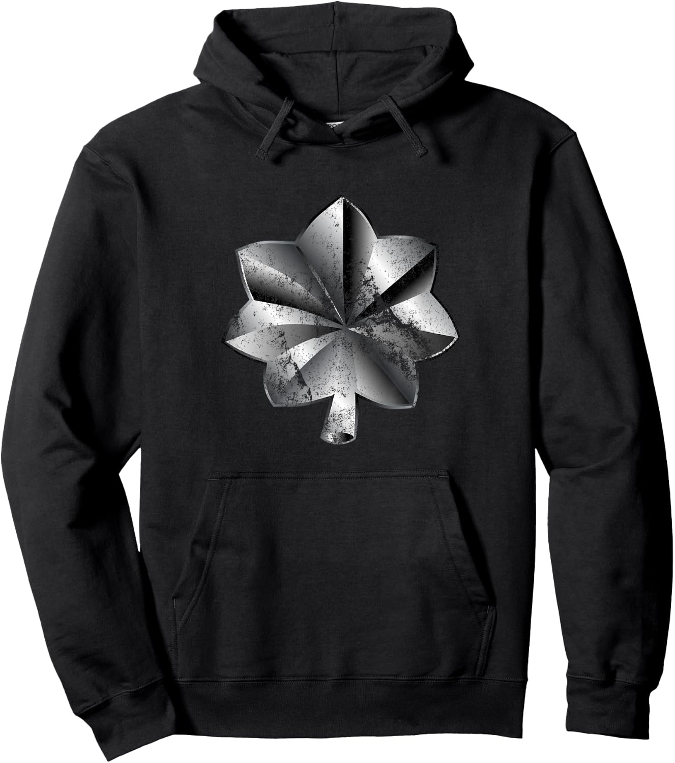 US Army Rank - Lieutenant Colonel (O-5) - LTC Vintage Look Hoodie - Hoodie | Black