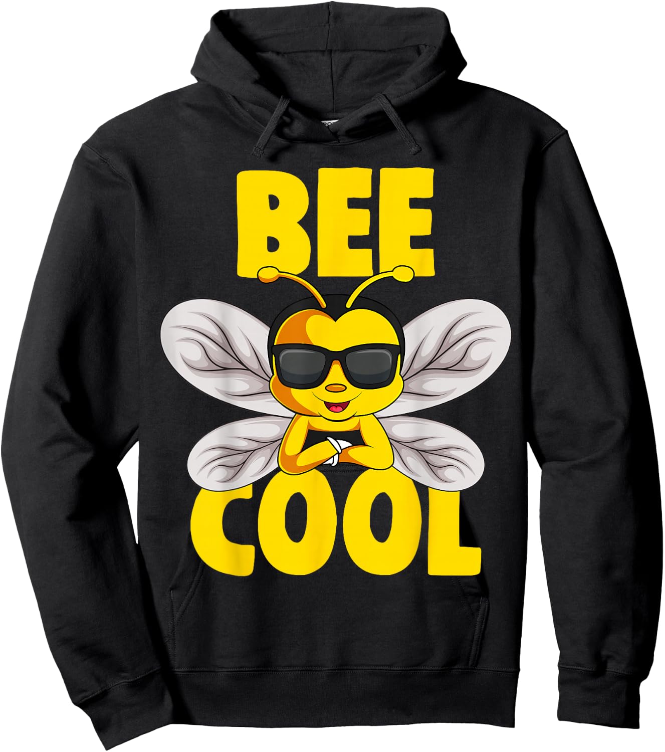 Bee Cool Kids Boys Girls Bee Hoodie - Hoodie | Black