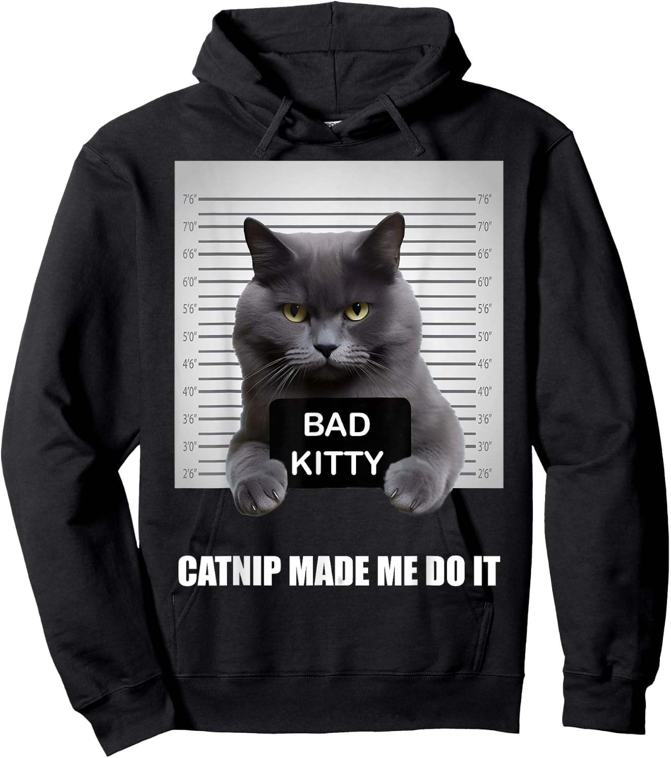 Catnip Made Me Do It - Funny Cat Shirts for Cat Dad/Mom Hoodie - Hoodie | Black