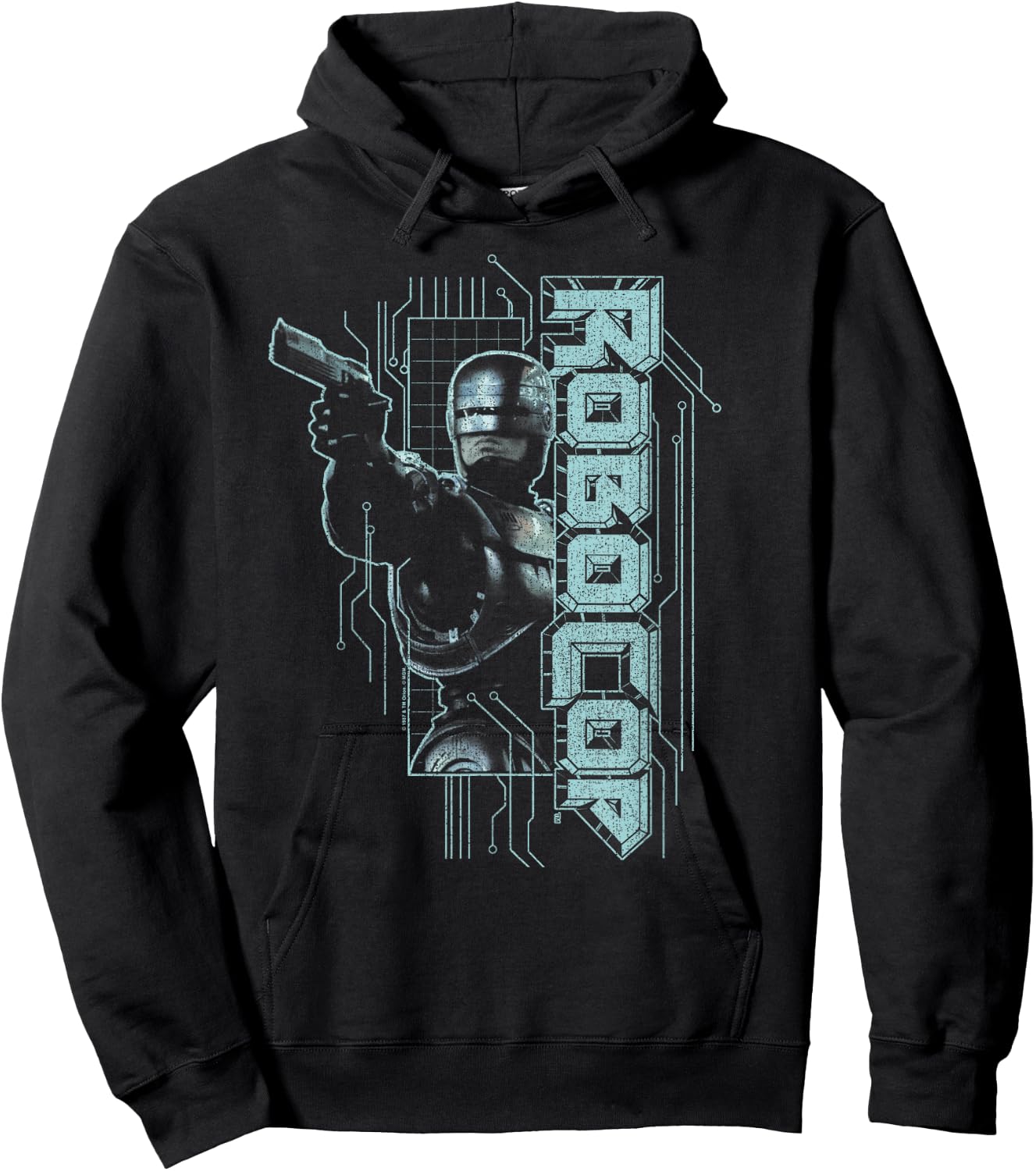Robocop Murphy Split Hoodie - Hoodie | Black