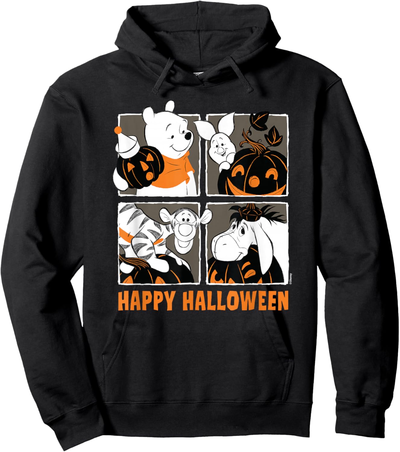 Winnie The Pooh - Happy Halloween Hoodie - Hoodie | Black