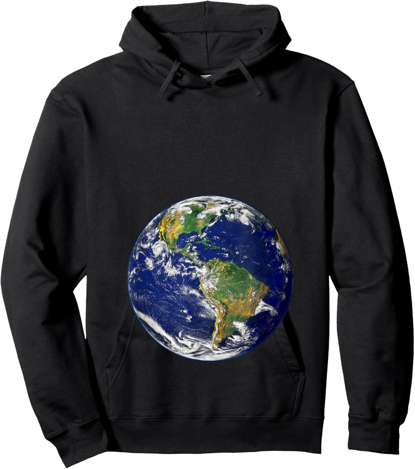 Pregnant Woman Earth Mother Goddess Global Hoodie - Hoodie | Black