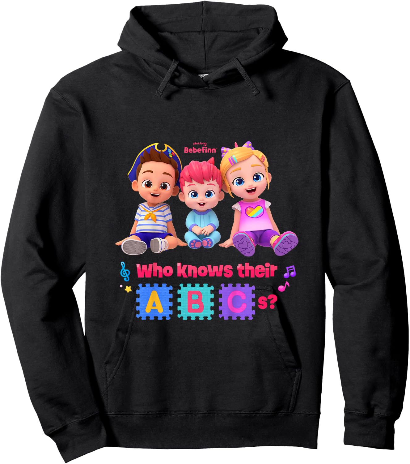 Pinkfong Bebefinn Official Hoodie - Hoodie | Black