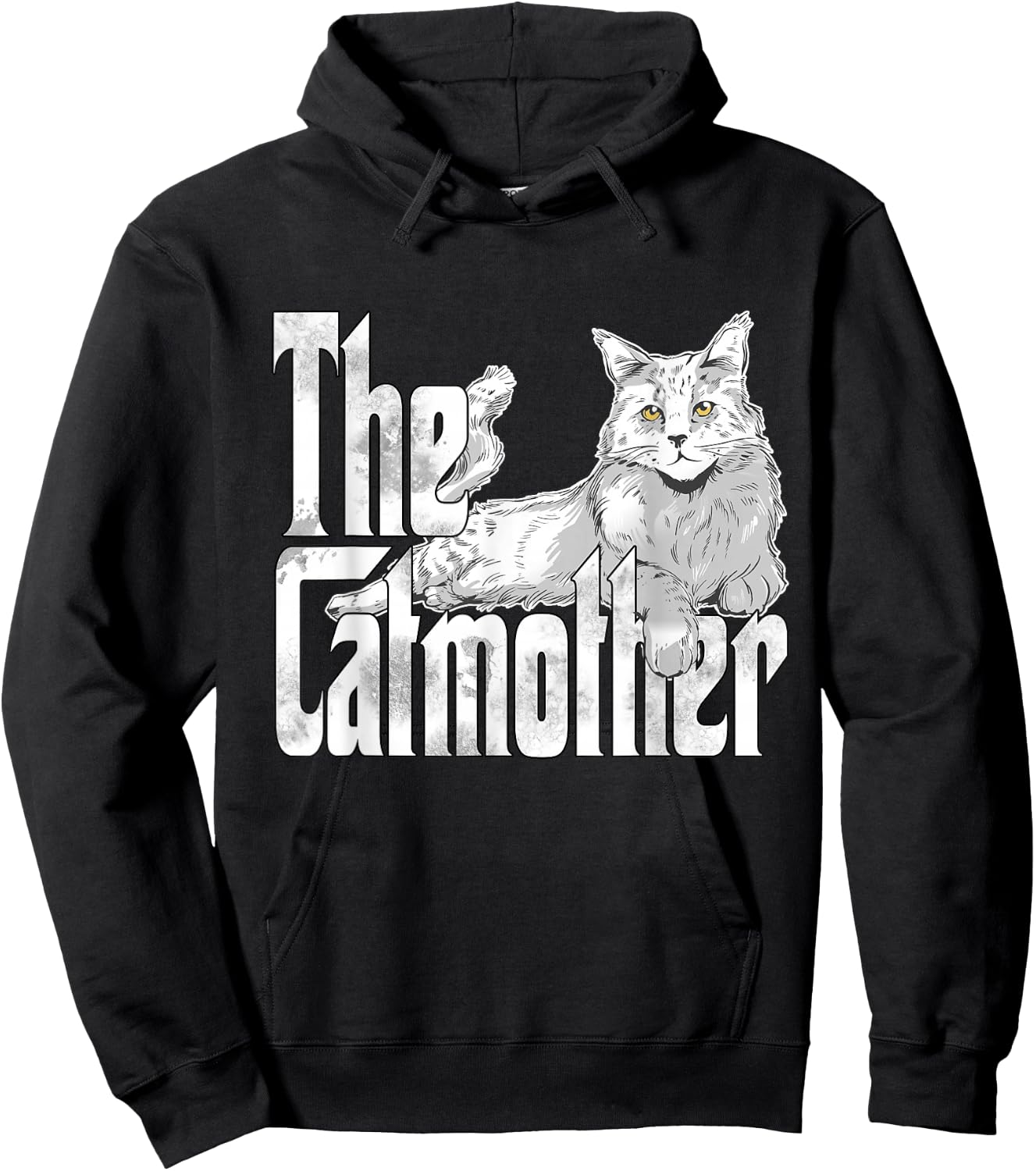 Cat Mom The Catmother Crazy Cat Mother Kitty Mommy Hoodie - Hoodie | Black