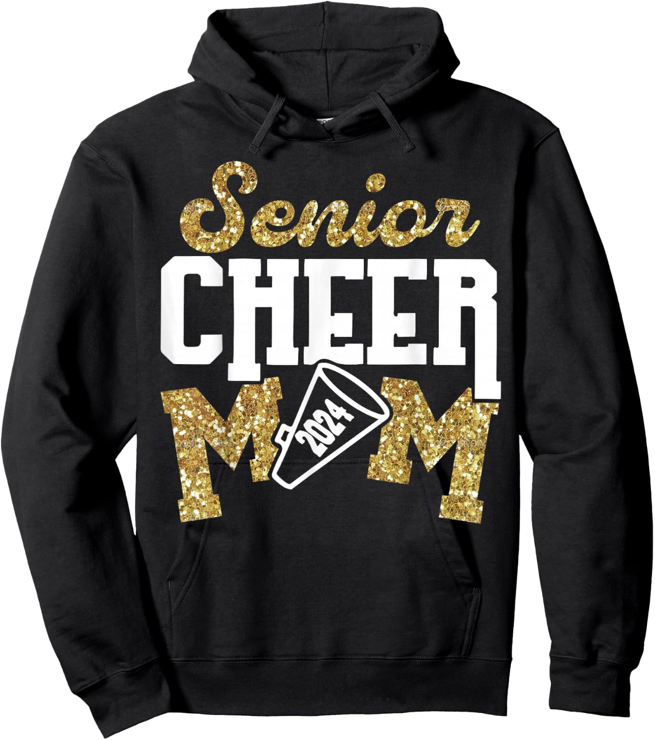 Senior Cheer Mom 2024 Class Of 2024 Hoodie - Hoodie | Black