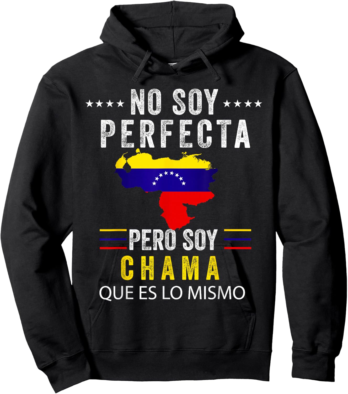 Venezuela Flag Pride Bandera Venezolana Camiseta Mujer Hoodie - Hoodie | Black