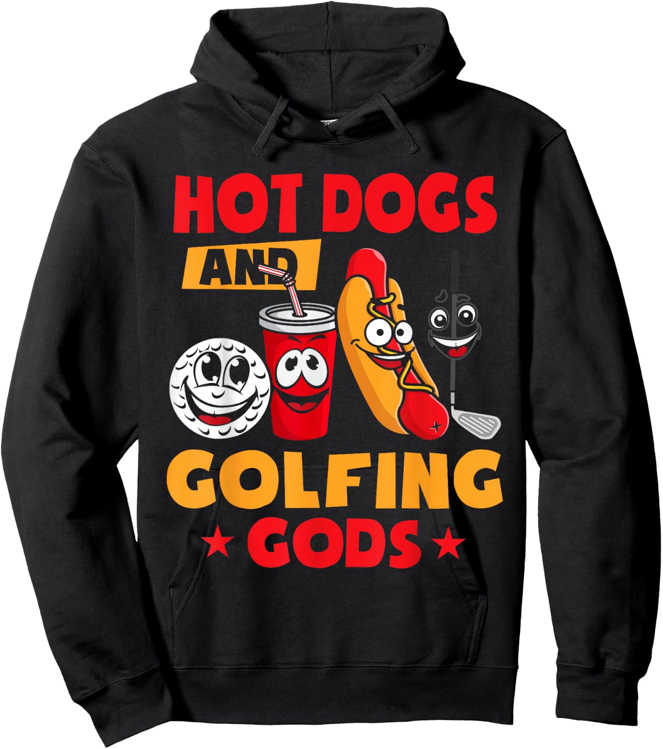 Funny Golf Shirts -Adults Black Small Golf Hoodie - Hoodie | Black