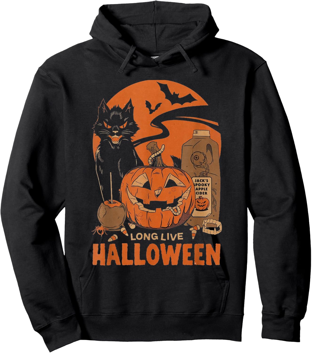 Long Live Halloween Hoodie - Hoodie | Black