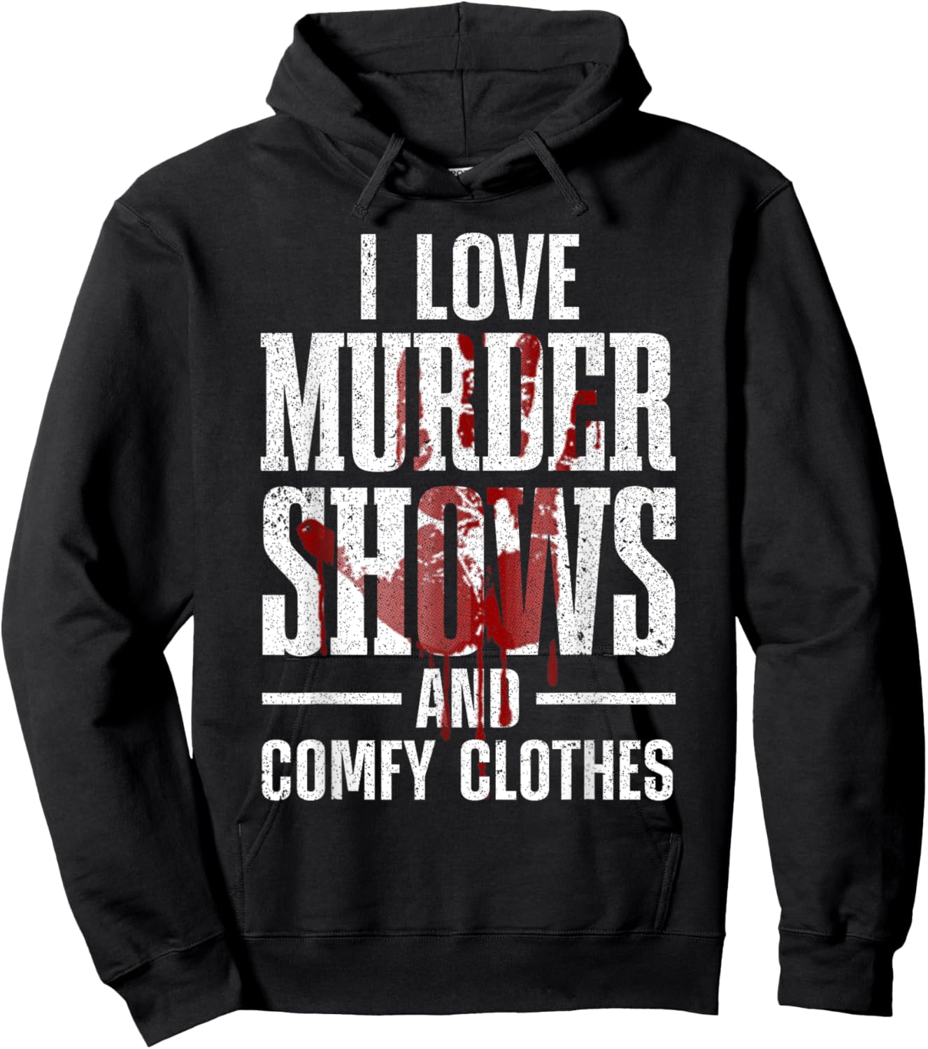 Cool Murder Shows Women Horror Movie Crime Halloween Hoodie - Hoodie | Black