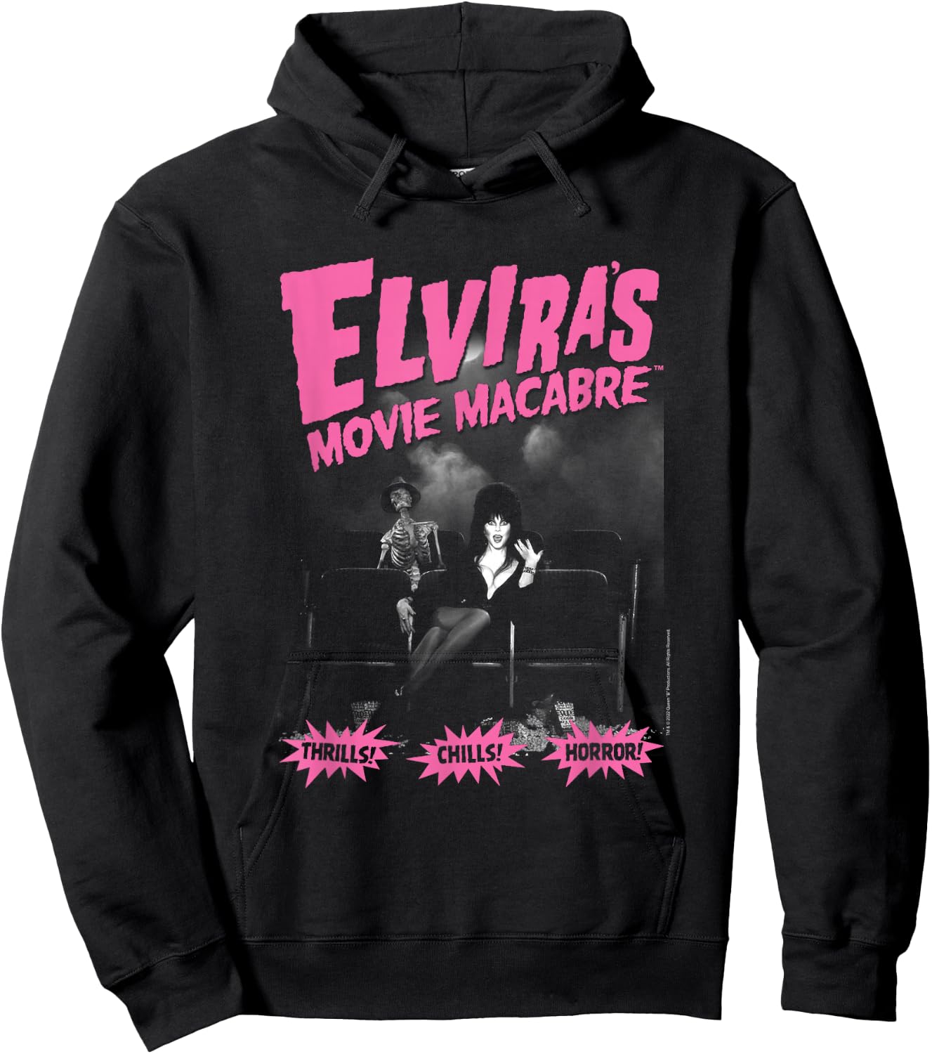 Elvira, Mistress of The Dark Movie Macabre Small Hoodie - Hoodie | Black