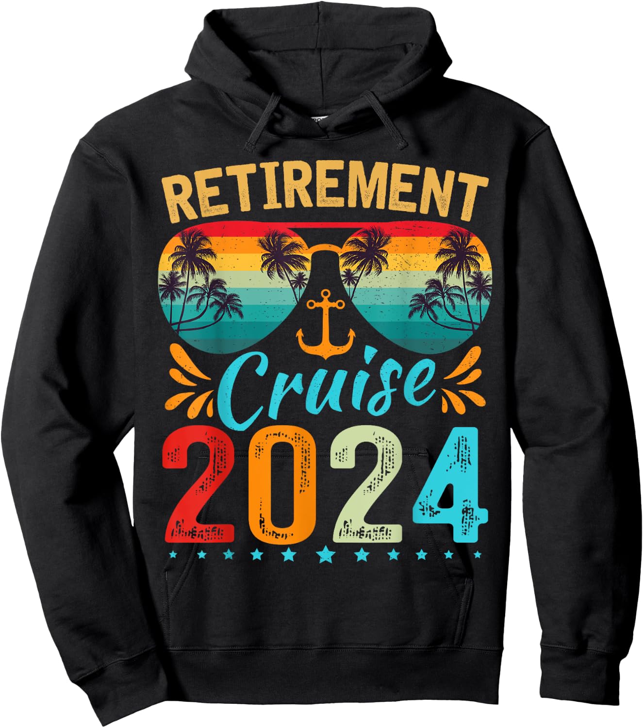 Retirement Cruise 2024 Retired Cruising Trip Vacation Hoodie - Hoodie | Black