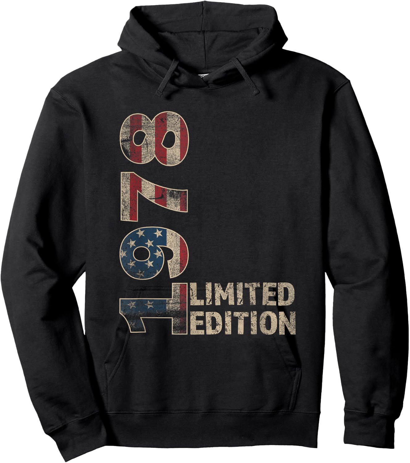 47th Birthday Gift men Vintage born 1978 turning 47 Year Old Hoodie - Hoodie | Black