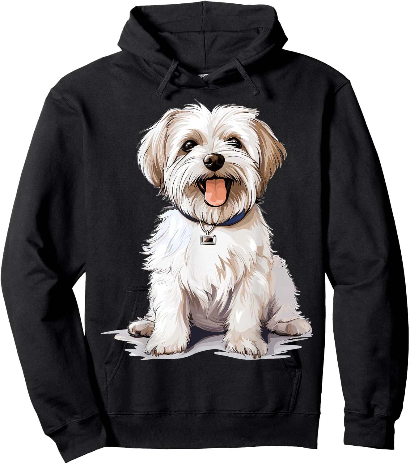 Morkie Dog Breed Pet Cute Graphic Hoodie - Hoodie | Black