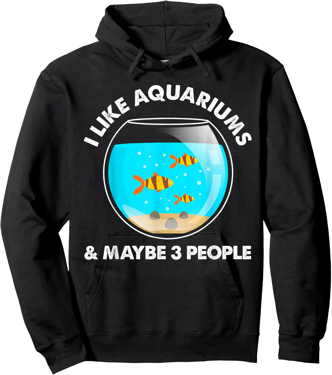 Cool Aquarium Women Fish Tank Aquarist Fish Lovers Hoodie - Hoodie | Black