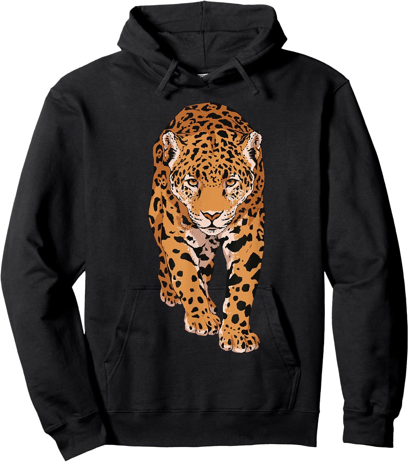 Wild Jaguar Jungle Nature for Cat Lover Hoodie - Hoodie | Black