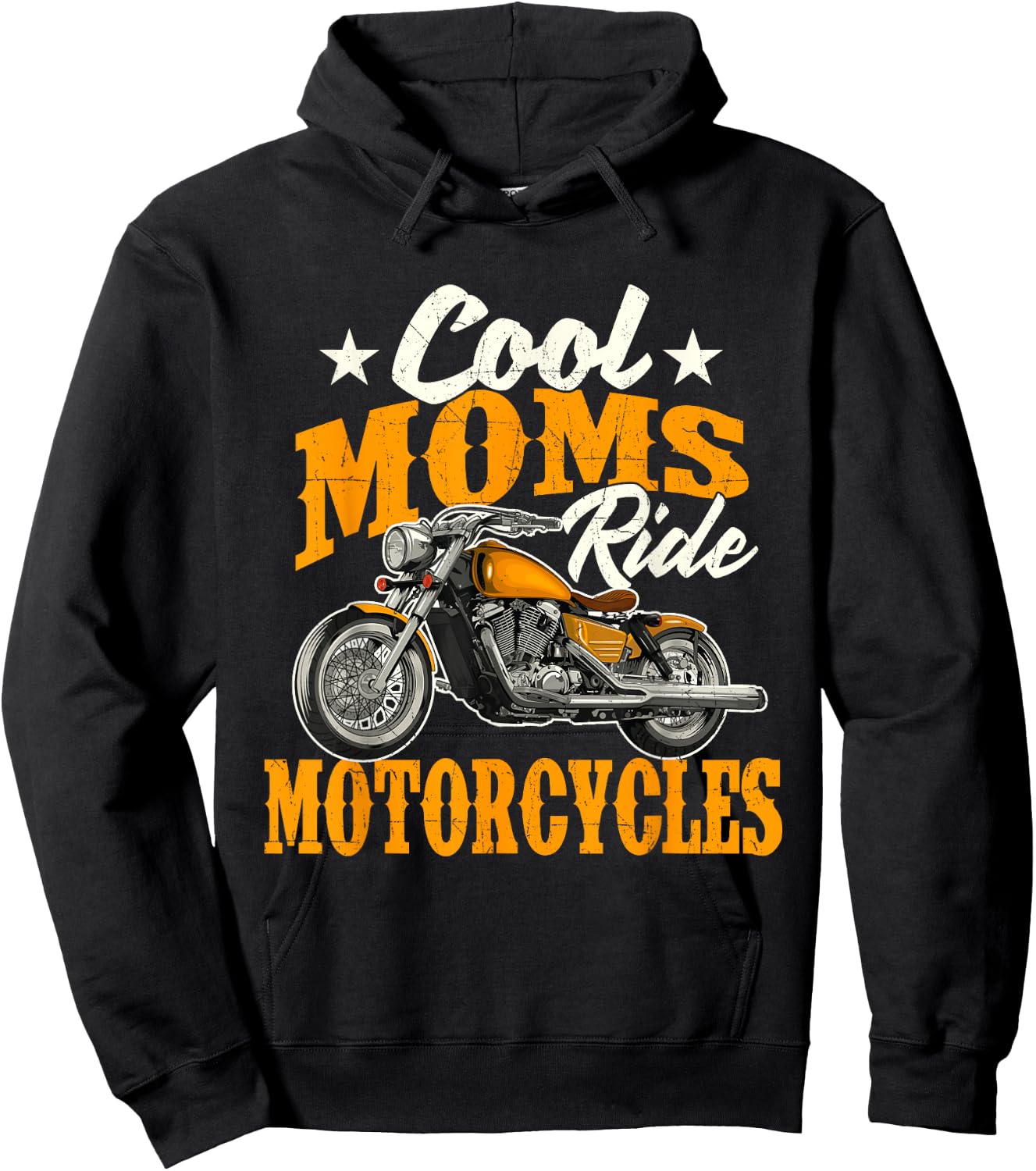 Cool Moms Ride Motorcycles - Mother's Day Biker Motorcycling Hoodie - Hoodie | Black
