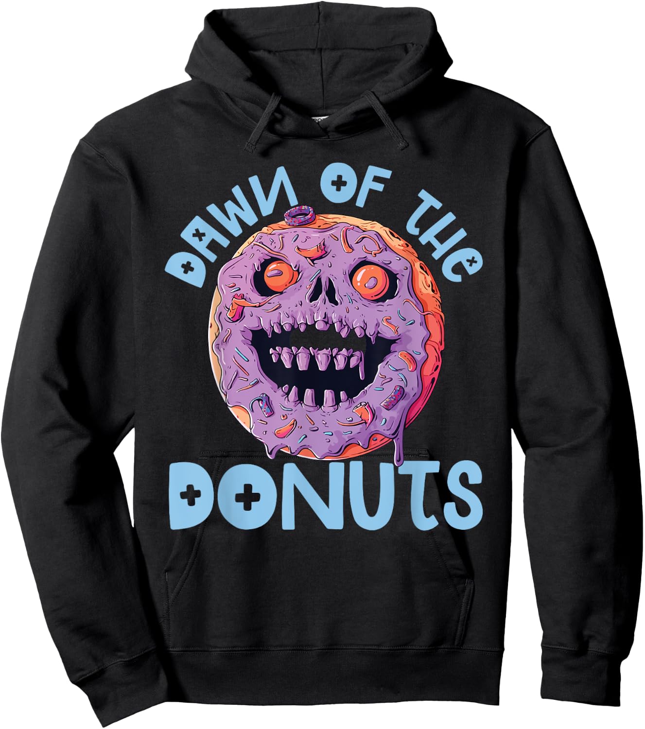 Donut Halloween Costume Doughnut Lover Spooky Trick Or Treat Hoodie - Hoodie | Black