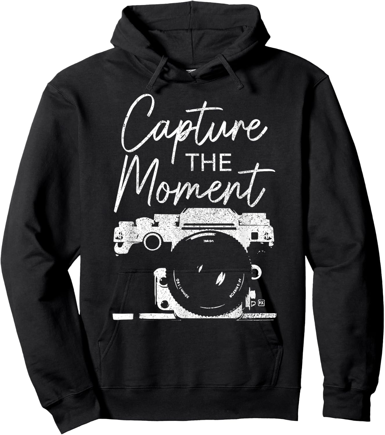 Photographer Capture The Moment Funny Camera Photography Hoodie - Hoodie | Black