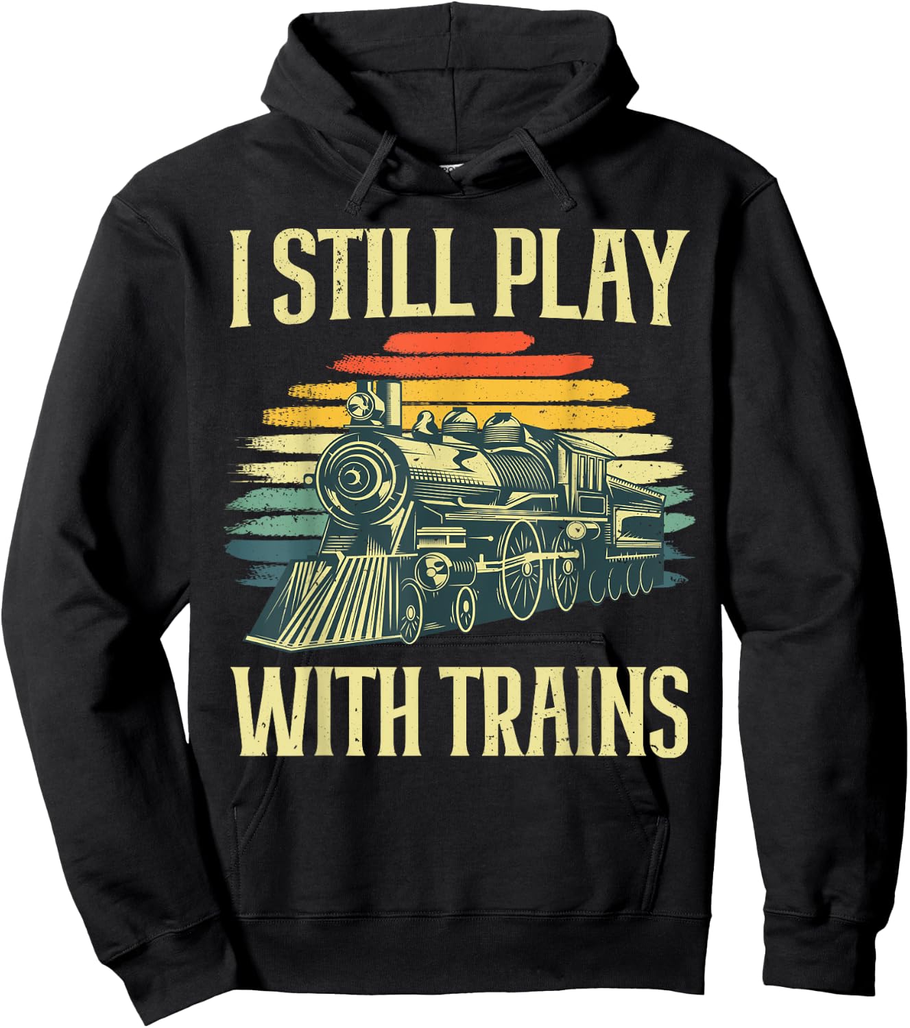 Funny Train Women Locomotive Vehicle Train Driver Hoodie - Hoodie | Black