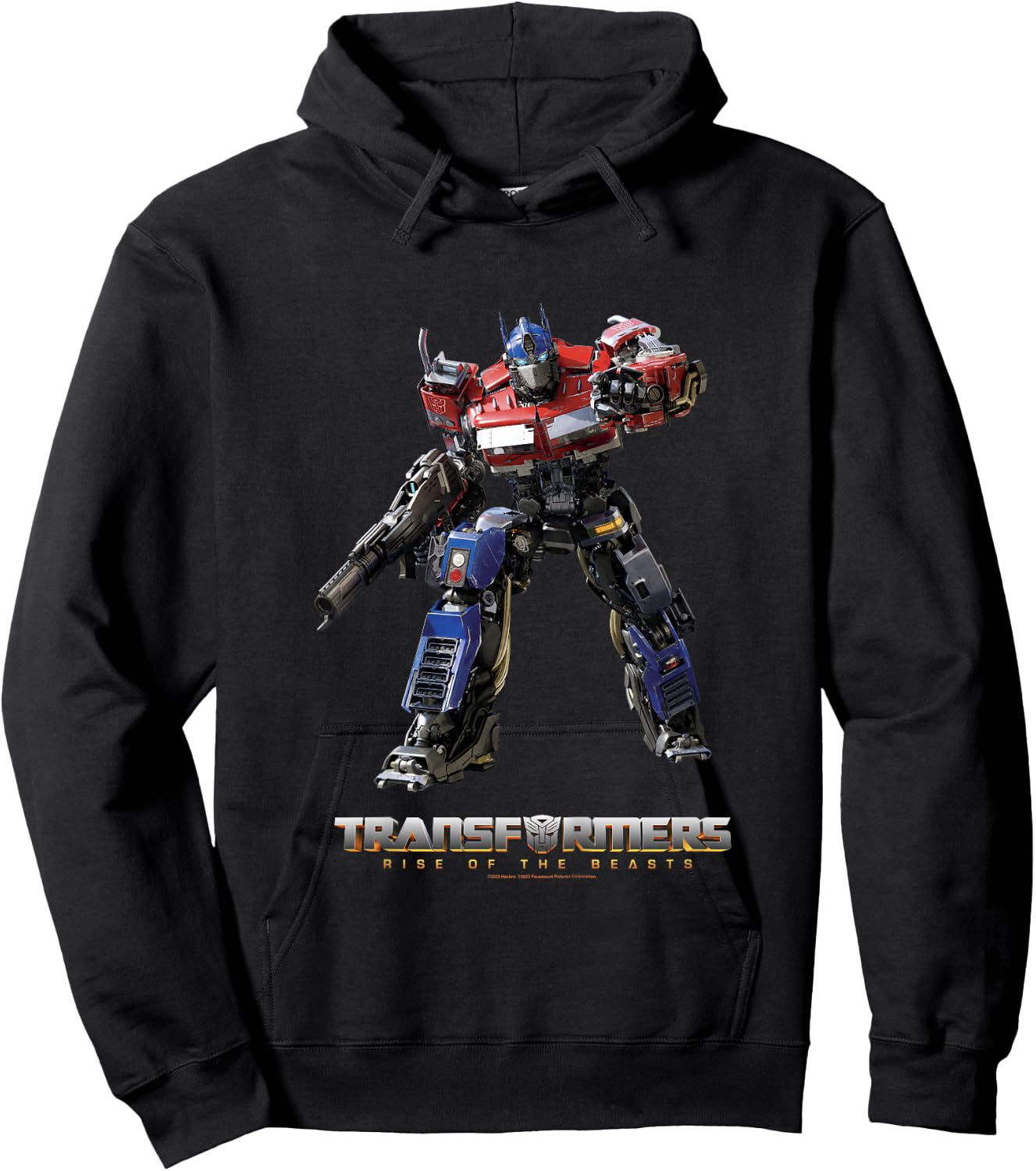 Transformers: Rise of the Beasts Optimus Prime Full Body Hoodie - Hoodie | Black