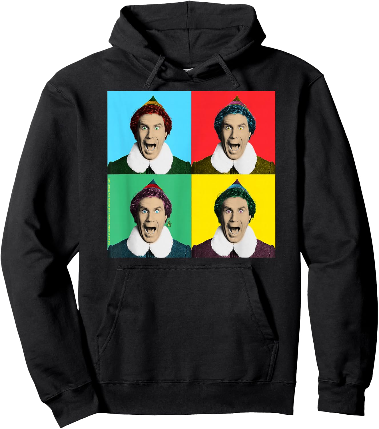 Elf Movie Buddy Pop Art Christmas Movie Hoodie - Hoodie | Black