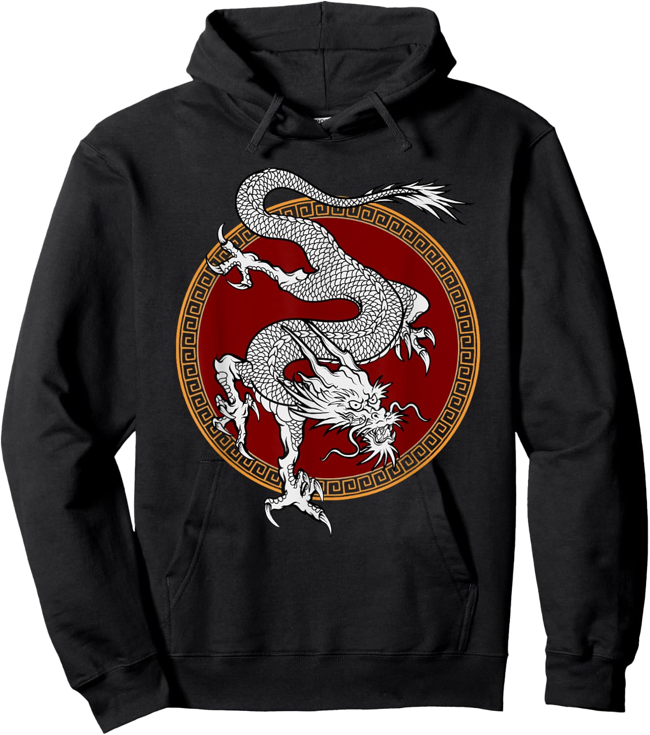 Yin Yan Chinese New Year 2024 Year of The Dragon 2024 Hoodie - Hoodie | Black