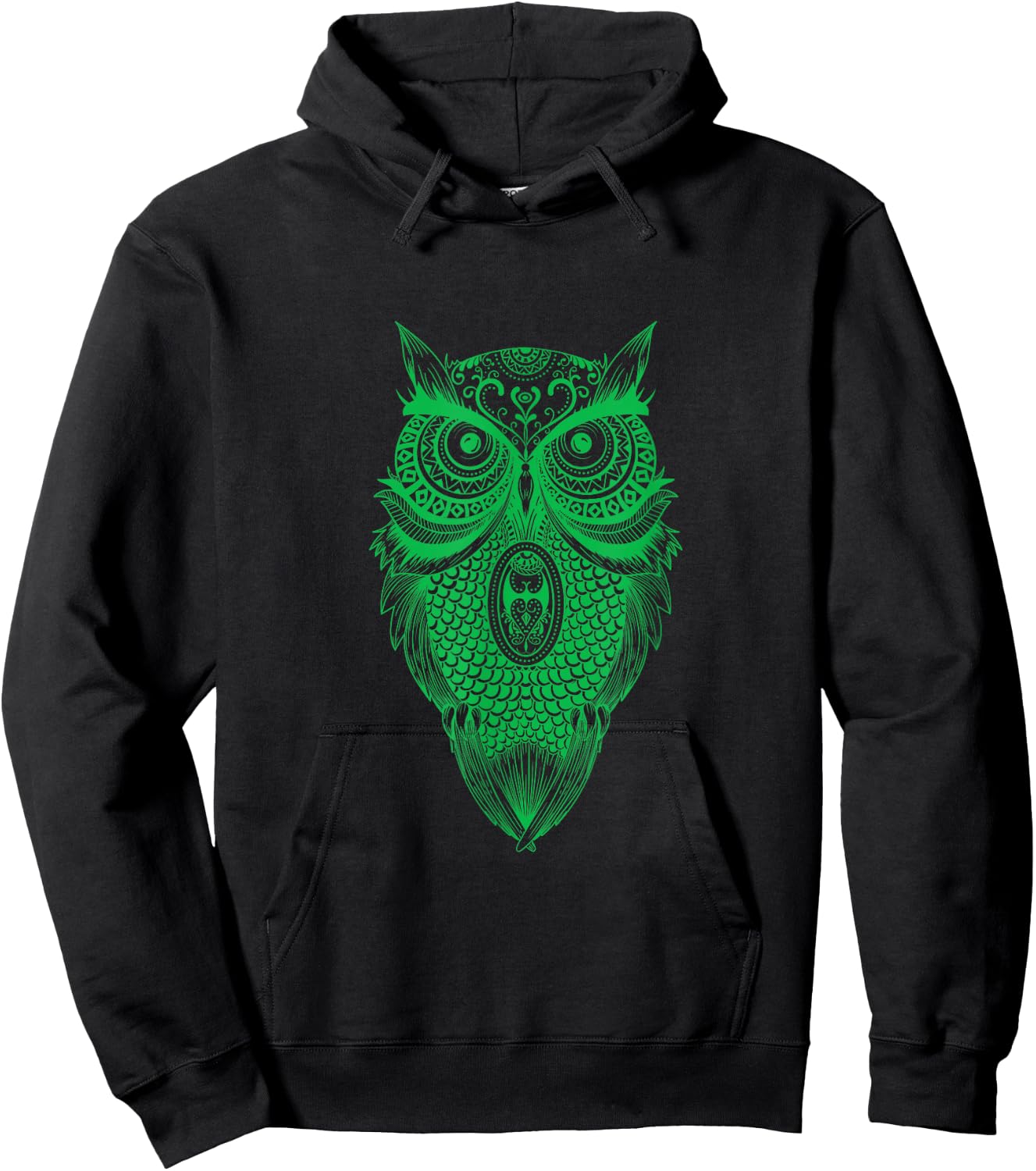 The Magnus Archives Green Mystical Owl Hoodie - Hoodie | Black