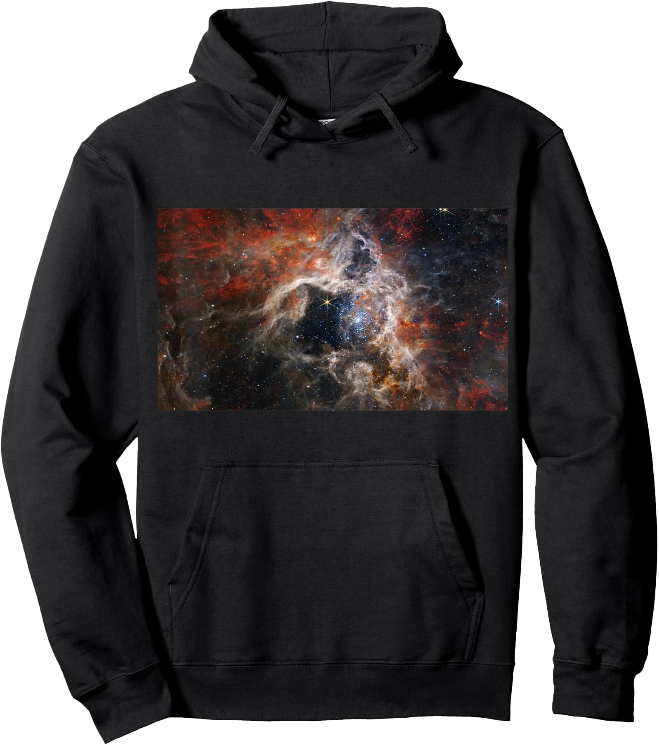 Webb Space Telescope New Image Tarantula Nebula Stars JWST Hoodie - Hoodie | Black