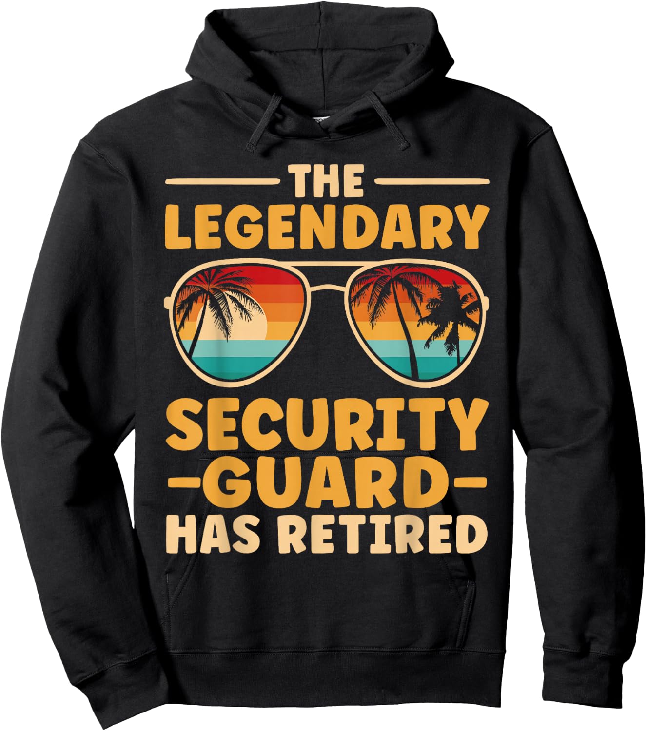 Retired Security Guard Retirement Hoodie - Hoodie | Black