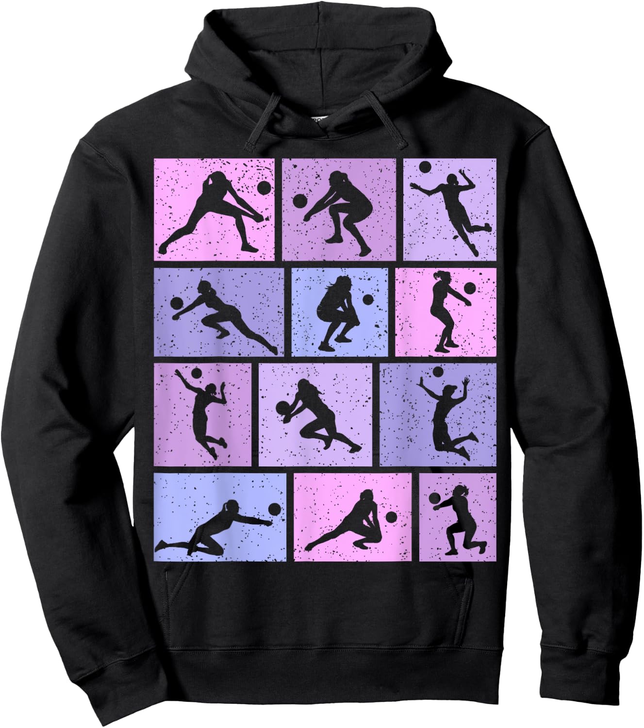 Volleyball Girl Kids Women Hoodie - Hoodie | Black