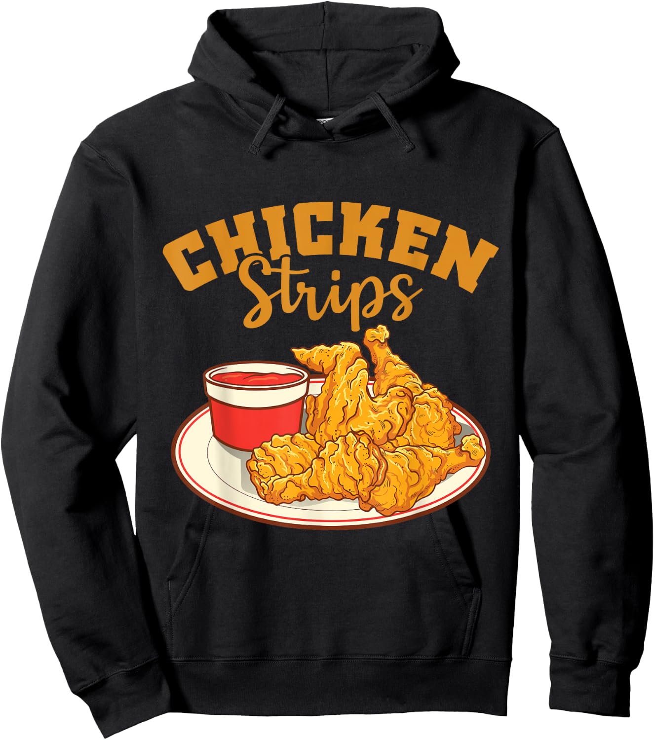 Chicken Strips Fried Chicken Lover Hoodie - Hoodie | Black