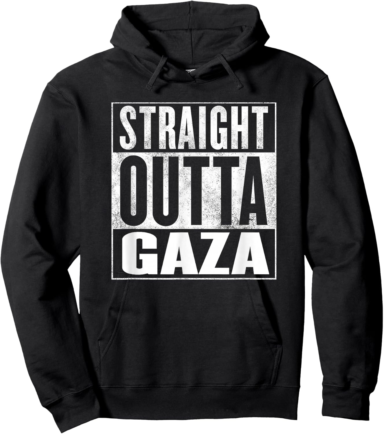 Gaza Apparel - Straight Outta Gaza Hoodie - Hoodie | Black