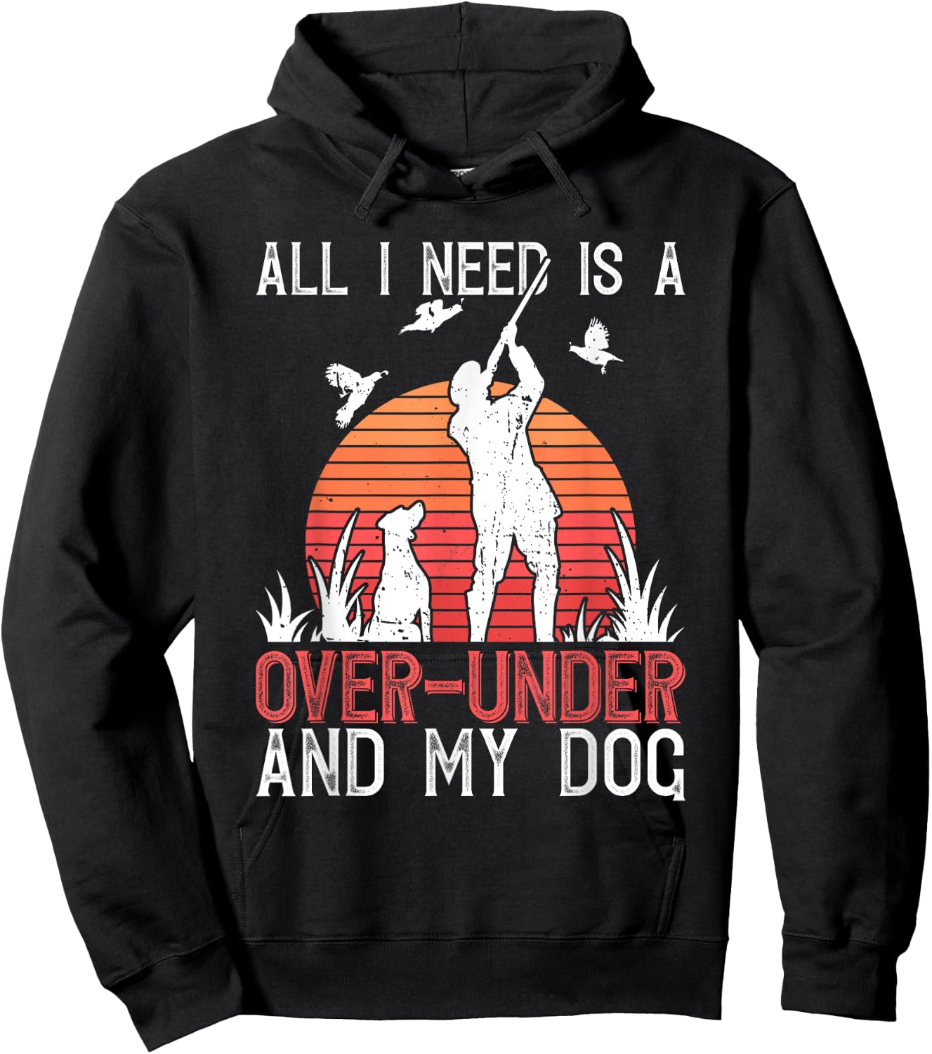 Quail Hunter And Upland Game Hunting Dog Owner Men Women Hoodie - Hoodie | Black