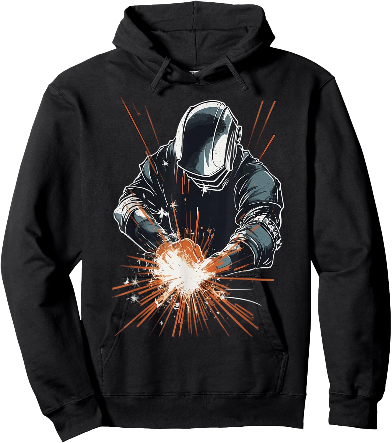 Welder Accessories Welding Metal Worker Outfit Hoodie - Hoodie | Black