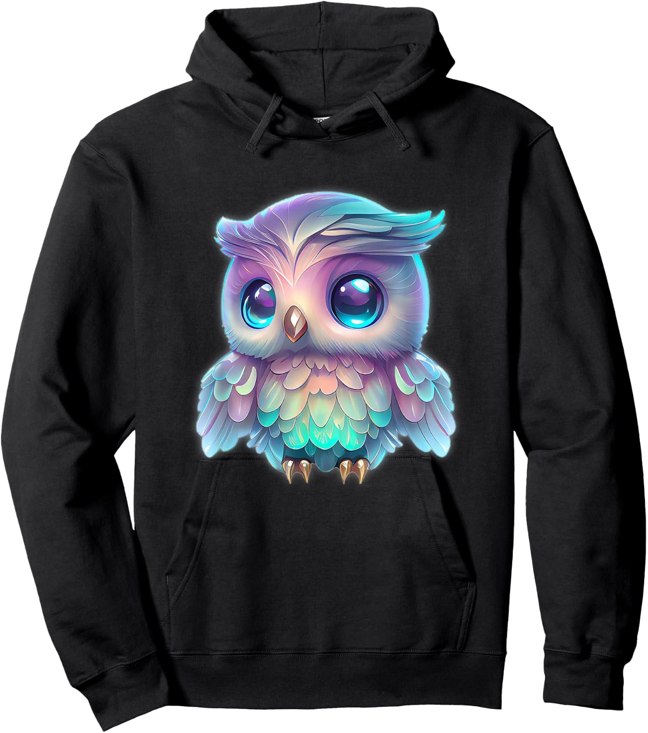 Owl shirt for , owl shirt , owl for boys Hoodie - Hoodie | Black