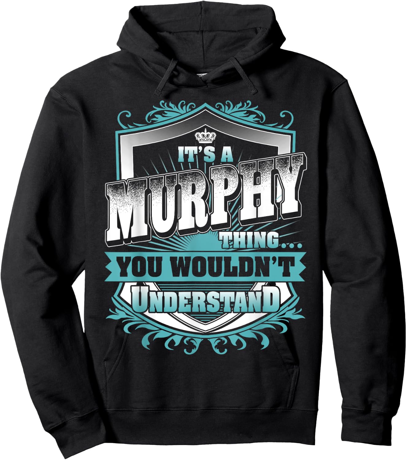 It's A MURPHY Thing You Wouldn't Understand Name Vintage Hoodie - Hoodie | Black