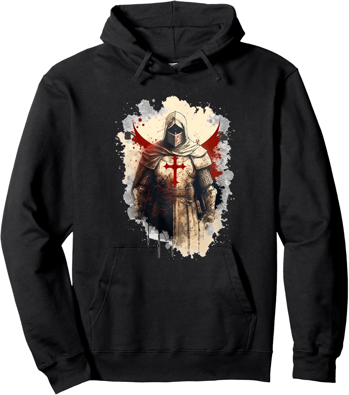 Medieval Templar Knights Christians Hoodie - Hoodie | Black