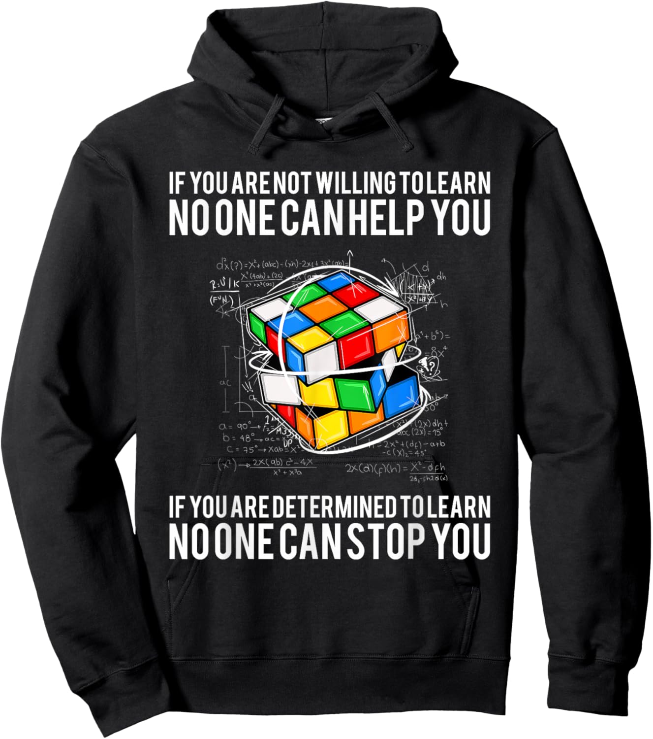 If You Are Not Willing To Learn No One Can Hep You Hoodie - Hoodie | Black
