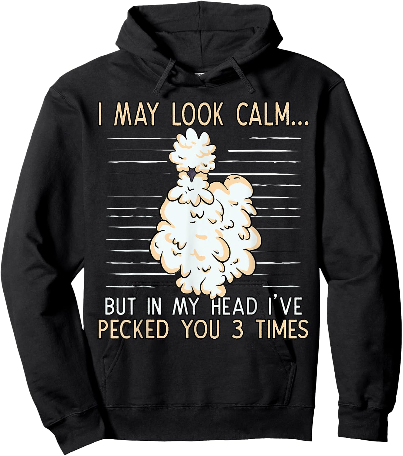 Silkie Chicken Farming Farmer Crazy Chinese Silky Chicken Hoodie - Hoodie | Black