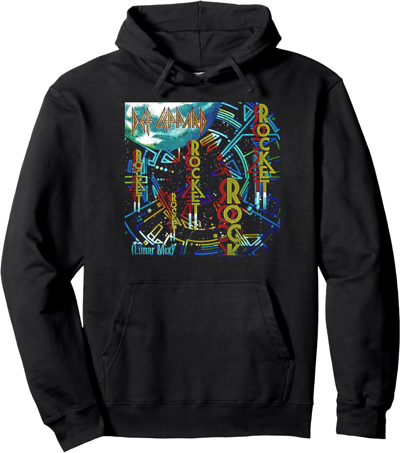 Def Leppard - Rocket Hoodie - Hoodie | Black